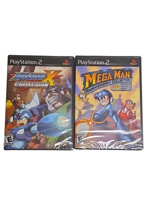 Mega Man Anniversary and Megaman X Collection PS2 Playstation 2 Brand New Mint