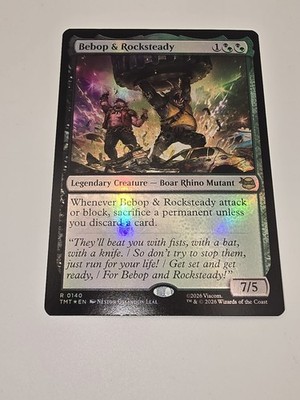 Bebop & Rocksteady Teenage Mutant Ninja Turtles Foil