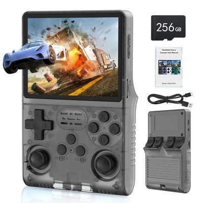 R40s pro Retro Handheld Spielekonsole 256GB |30000+ Spiele | 3.5Zoll IPS 3800mAh