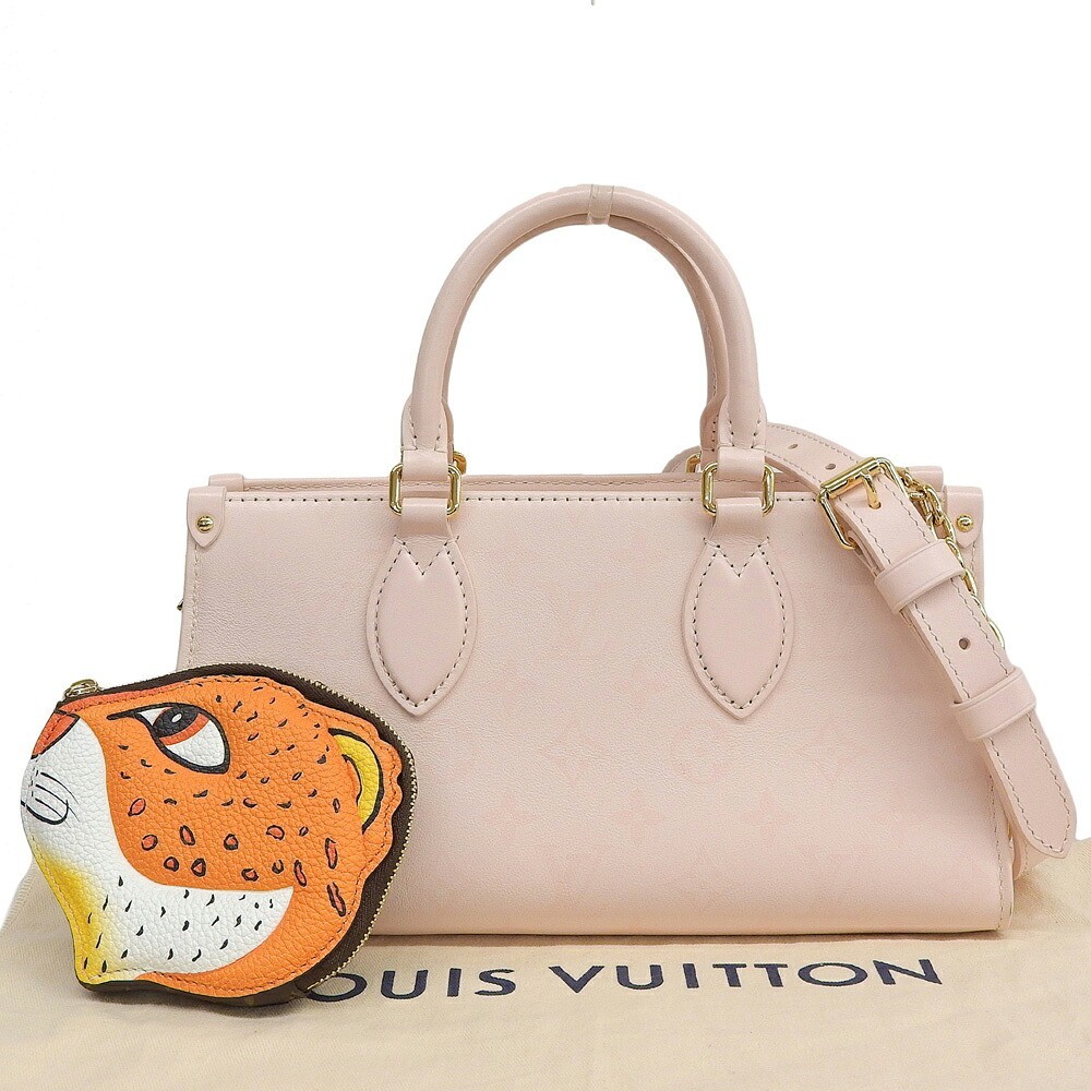 Louis Vuitton Monogram OnTheGo East West M11295 Pearl Pink Pre-owned #032