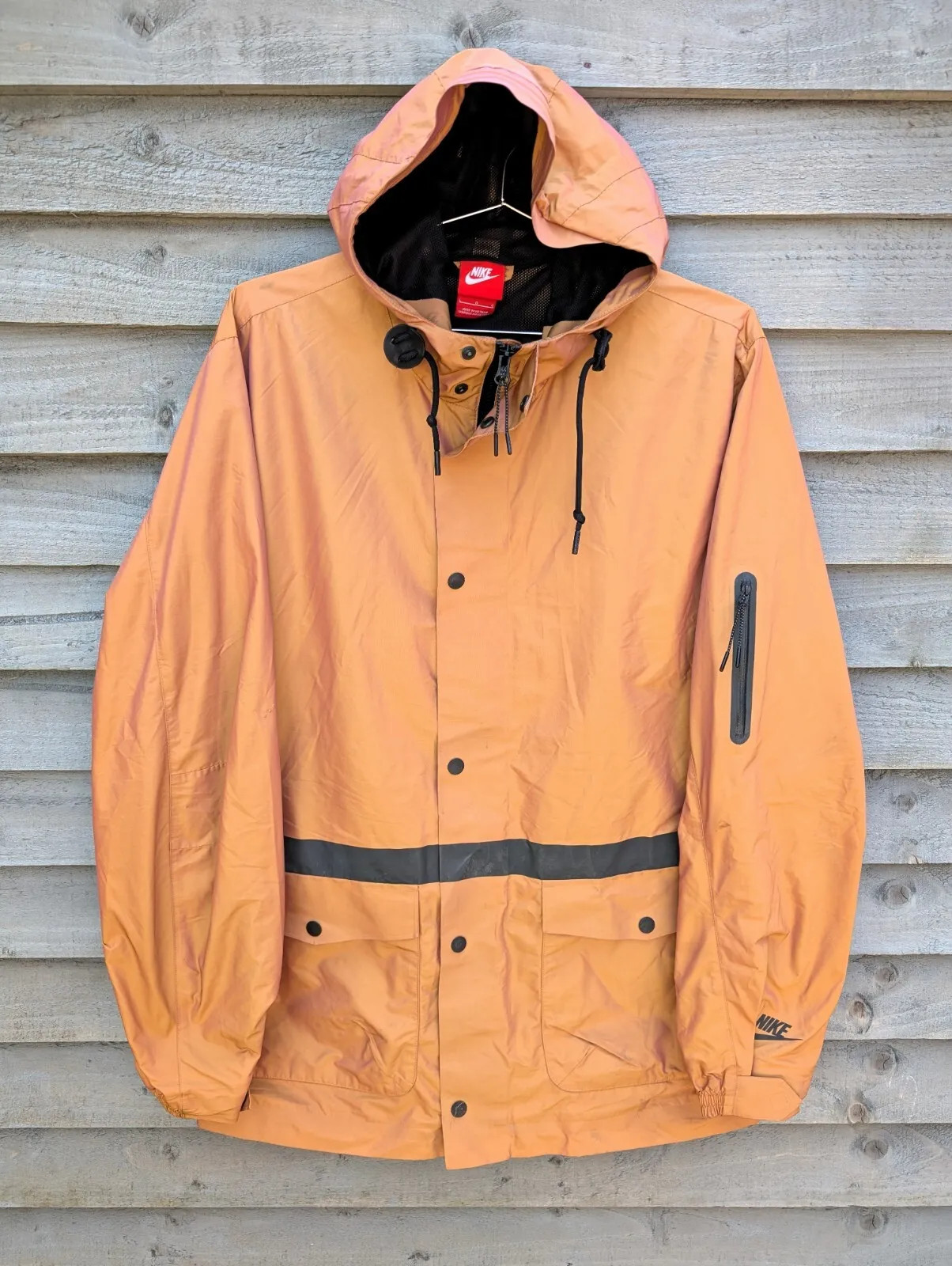 Nike FC 1994 Saturday GF IRD Jacket Mens Large Gold Tonic Windbreaker 635391-710