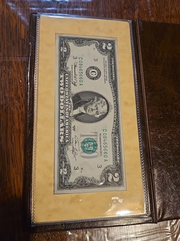 U.S. Two Dollar $2 Bicentennial Commemorative Bill - 1st Day of Issue April 1976 - Image 4 of 4