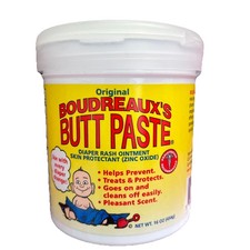 Boudreaux's Butt Paste Original Diaper Rash Cream, Ointment for Baby, 16 oz
