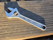 Fuller No. 6 Adjustable Wrench Chrome Alloy Full Drop Forged Japan 6"