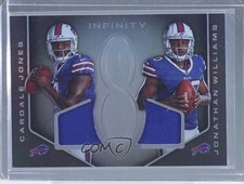 2016 Infinity RPS Dual Memorabilia 247/288 Cardale Jones Jonathan Williams 2v6