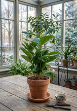 Kaffee Pflanze Coffea Arabica ca. 40cm hoch Glanzblatt Zimmerpflanze Kaffeebaum