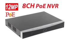 12MP 4K 8CH PoE NVR Network Video Recorder With Human Vehicle Detection 1xSATA