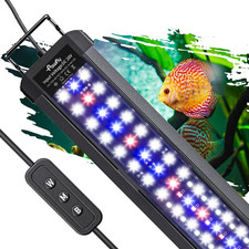14W Aquarium LED Light for 18 to 24 Inch Fish Tanks Extendable Fish Tank Light w