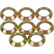 Speedway 5464110 Steel Tapered 5/8" ID 1" OD Cone Rod End Spacers, Package of 8