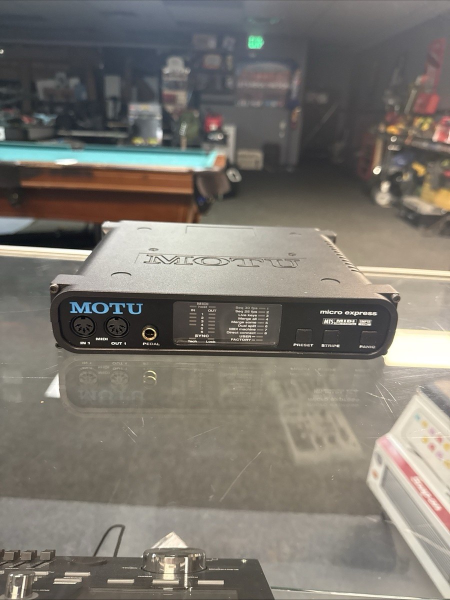 MOTU micro lite 5x5 USB Bus-Powered MIDI Interface MicroLite