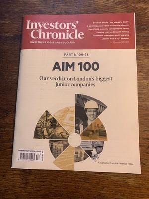 Investors Chronicle Aim 100 5 November - 11 November 2021
