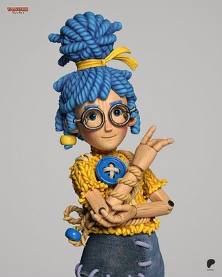 May It Takes Two - 18.0 cm - UNPAINTED Resin Figure - 3D Printed - Fan Art