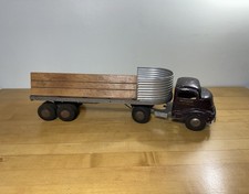 RARE VINTAGE 1950’s SMITH MILLER CAST ALUMINUM TOY TRUCK 24” TRACTOR TRAILER