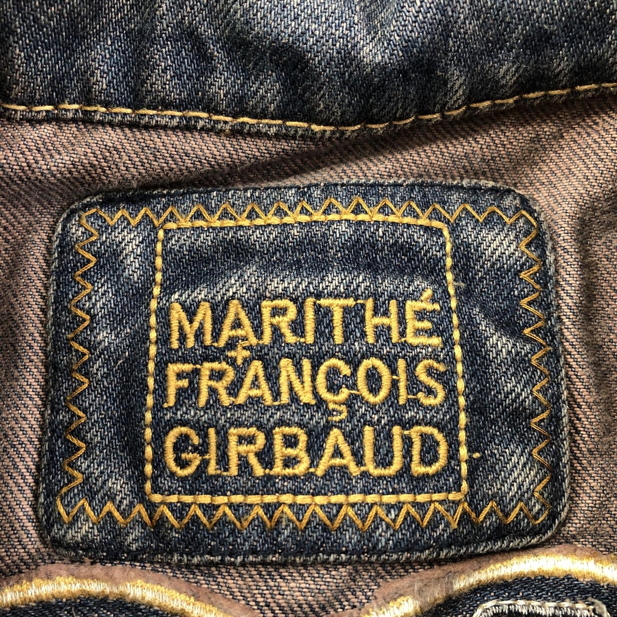 Vintage Marithe Francois Girbaud Jacket Mens Large Blue Denim