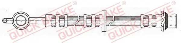BRAKE HOSE 58.966 FOR TOYOTA 2SZ-FE 1.3L 2NZ-FE 1.3L 1ND-TV 1.4L 1SZ-FE 1.0L - Image 5