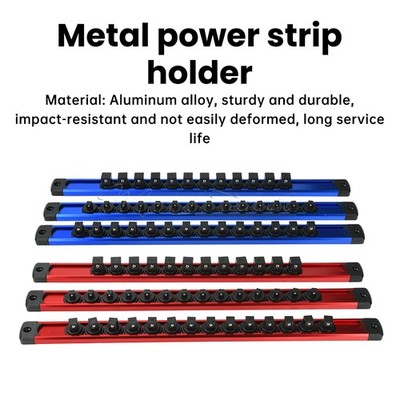 360° Magnetic Socket Organizer Storage Holder 1/4''/3/8''/1/2'' ABS /Aluminum Alloy