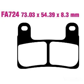 Bremsbelag Vorne Ebc EPFA724HH Sinter FüR Bmw R 1250 Gs Rally Abs Dtc Bj. 2020-image