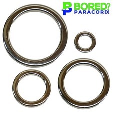 Stainless Steel Solid Metal O Rings - Durable, Polished, S, M, L, XL