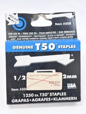 Arrow T-50 Staples 1/2 2 mm / 9/16 14 mm 1250/box