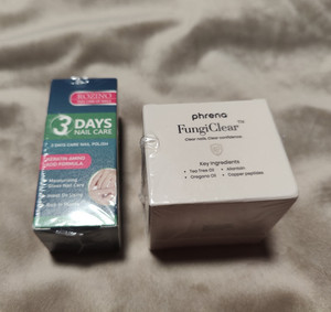 phrena FungiClear Nail Care Polish with Tea Tree Oil, Oregano Oil, Allantoin