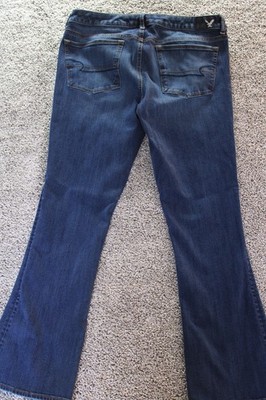 American Eagle Jeans Womens Size 14 Skinny Kick Blue