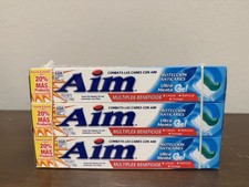 AIM Cavity Protection Ultra Mint Toothpaste 5.5 Ounce Pack of 6 Fluoride Gel 0.62 per gallon