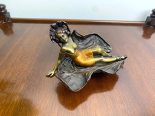 Bronze Sculpture of a Bathing Women vienna style after Franz Bergman