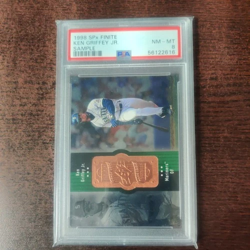 1998 SPx Finite Sample Ken Griffey Jr PSA 8 POP 4