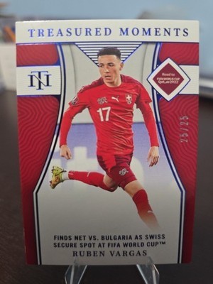 2022 Panini National Treasures Ruben Vargas Blue 25/25 BOOKEND