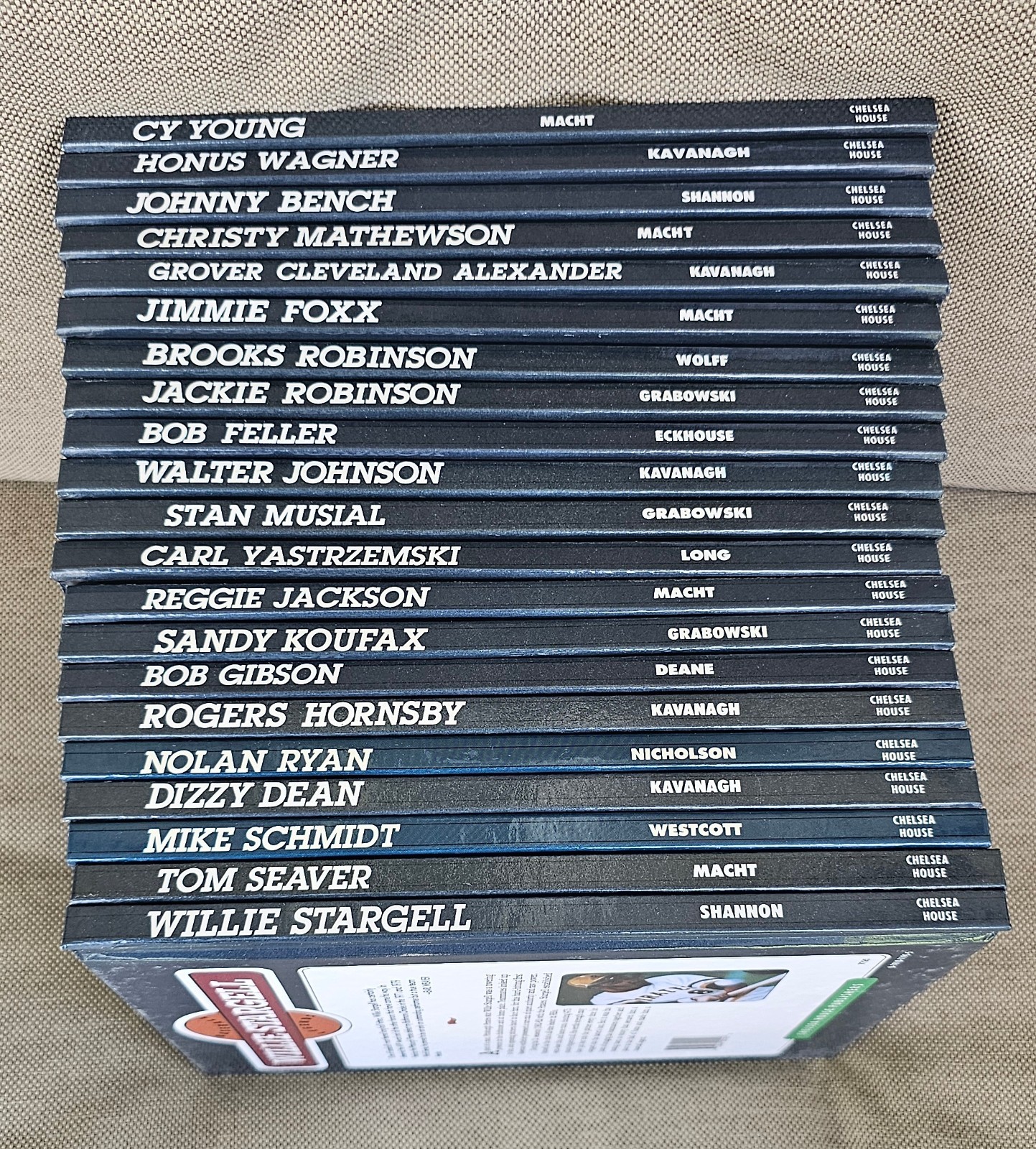 Huge Lot Of 21 Chelsea House Baseball Legends Biographies Hardcover Hall Of Fame