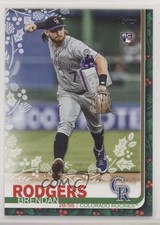 2019 Topps Holiday WalMart Mega Box SP Variation Brendan Rodgers Rookie RC g6p