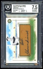 Red Schoendienst 2024 Panini Boys Of Summer Fabric Signatures (1/8) #41 BGS 7.5