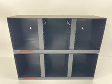 Laserline 36 CD Compact Disc Desk Top Wall Mount Storage Holder Case Black Lot 2