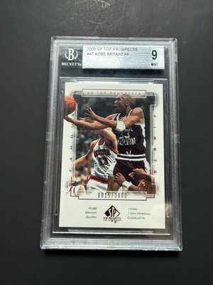 2000 SP Top Prospects KOBE BRYANT Famous Firsts 15/3000 BGS 9 HIGH 