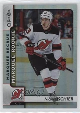 2017-18 Upper Deck O-Pee-Chee Update Rainbow Foil Nico Hischier #649 Rookie RC