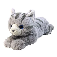 Sun Lemon Lap Cat Plush Toy, Medium, Gray_