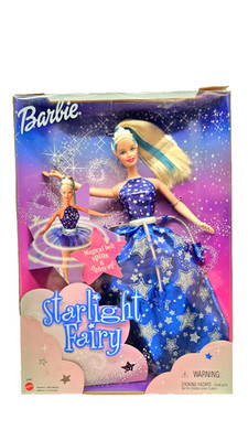 Starlight Fairy Barbie Doll Magical Spinning Light-Up Belt 2001 Mattel 52607 F5