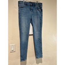 American Eagle Next Level Stretch Jegging Medium Wash Skinny Jeans Womens 10 Reg