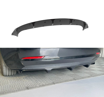Heck Ansatz Diffusor für Tesla Model 3 eintragungsfrei / K214-004 / ABS glänzend