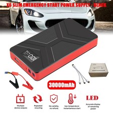 30000mah Car Jump Starter Pack 16V Booster Power Bank USB Battery Charger