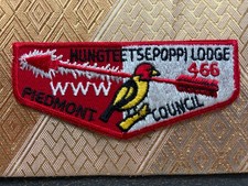 Boy Scout OA 466 Hungteetsepoppi Lodge F1 First Flap in Pristine Condition