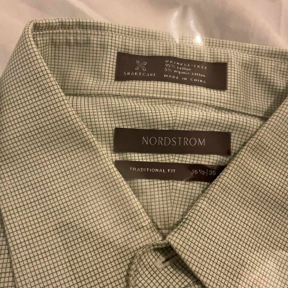 Lot Of 4 Mens Button Down Dress Shirts Nautica Nordstrom Boss Arrow SZ L - Image 2 of 4