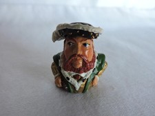 Henry the 8th Thimble with Hinged Hat
