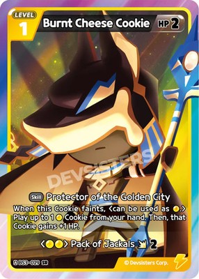 Burnt Cheese Cookie (BS3-029) SR   Brave Adventure | Cookie Run TCG Super