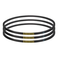 3pcs 3V300 Rubber V Belt 30 Length x 0.38 Wid...