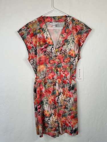 Athleta Women's Marlow Romper in Renewed Bloom Floral Print Size Large