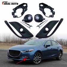 For 2017 2018 Mazda 3 Led Lh Rh Bumper Fog Lights Pair Front Lamp Left Right Usa