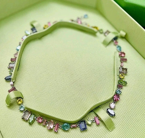 Swarovski Gema Radiant Dopamine Jewelry Candy Necklace NEW