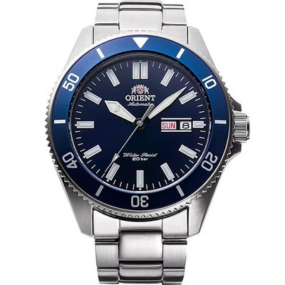 Orient Kamasu Blue Dial Diver Watch 200m Automatic Men's RN-AA0007L Japan