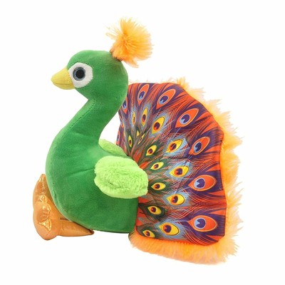 Linzy Plush 9 5 Diva Peacock Stuffed Animal Green Orange Feathers linzy-plush-9-5-diva-peacock-stuffed-animal-green-orange-feathers